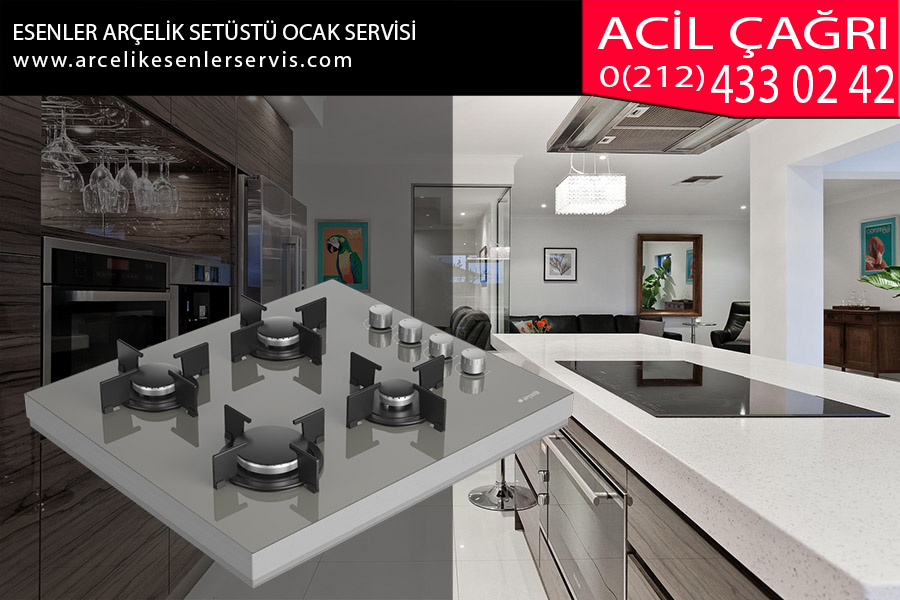 esenler arçelik setüstü ocak servisi